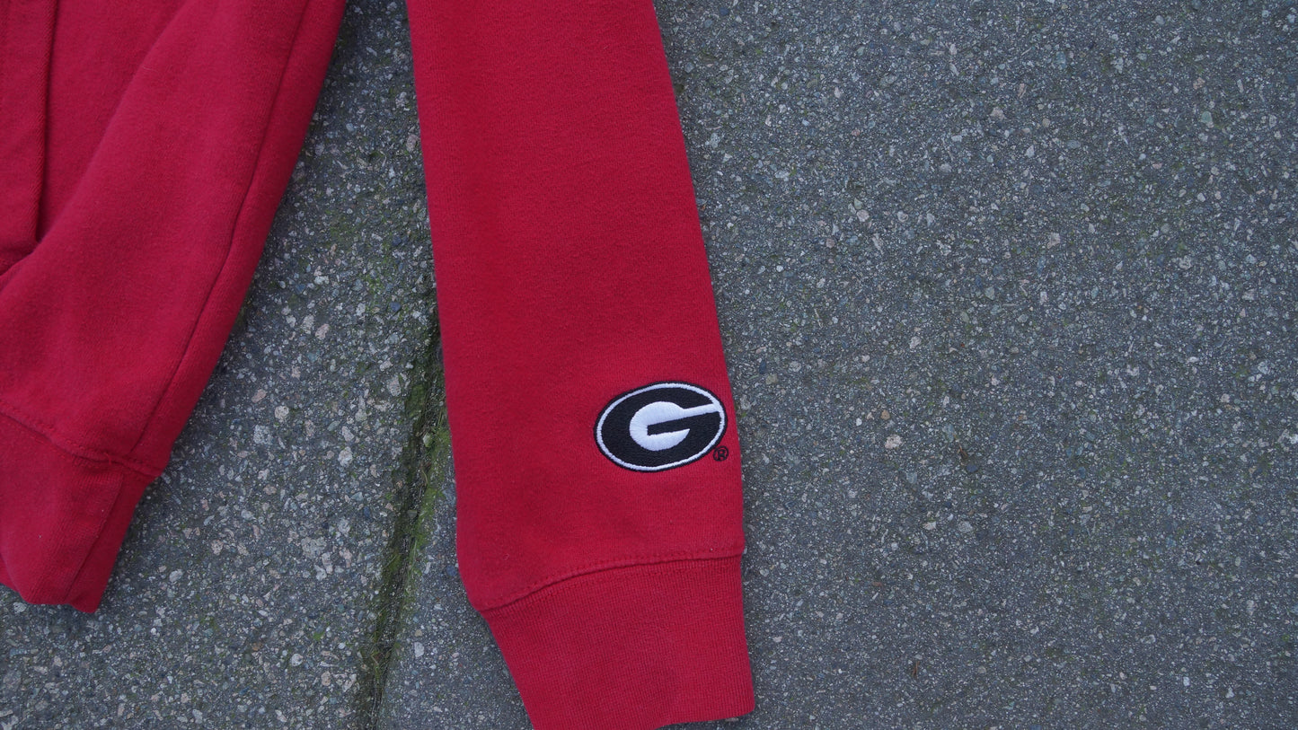 Red Georgia Bulldogs Embroidered (M)