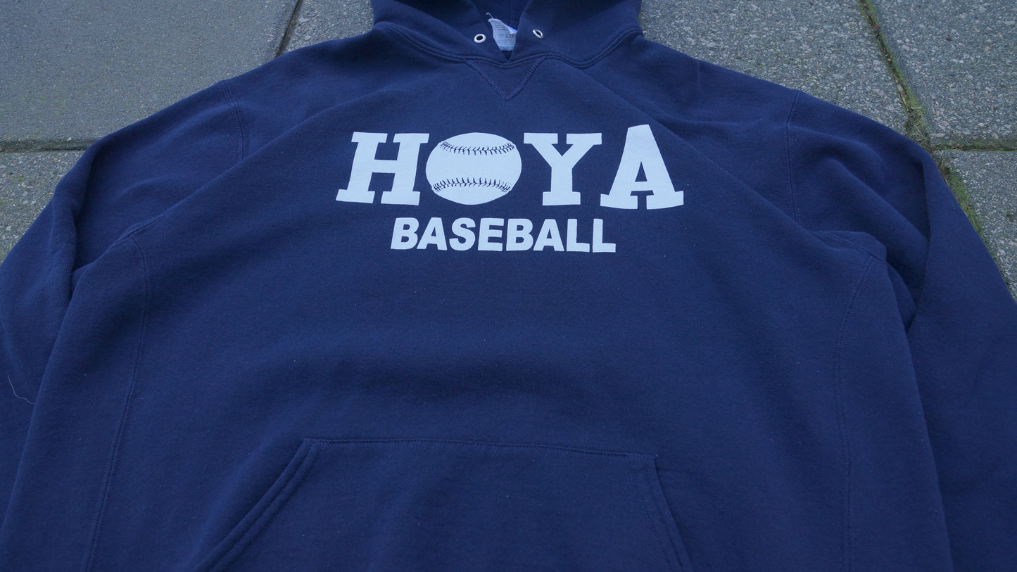 Navy Hoya Baseball Hoodie