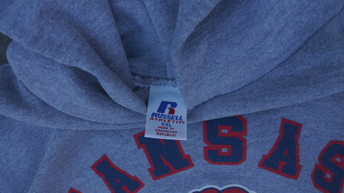 Kansas Jayhawks Grey Pullover (XXL)