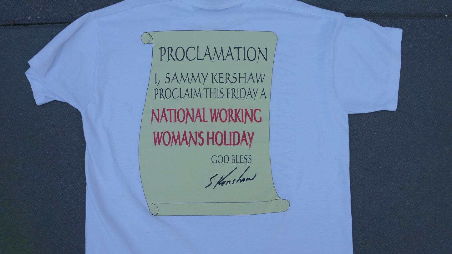 Sammy Kershaw National Working Woman's Holiday 1994 (XL)