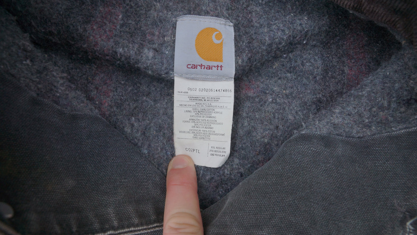 Carhartt Chore Coat Petrol | Blanket Lined | 2002 (XXL)