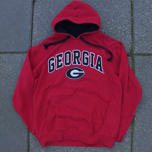 Red Georgia Bulldogs Embroidered (M)