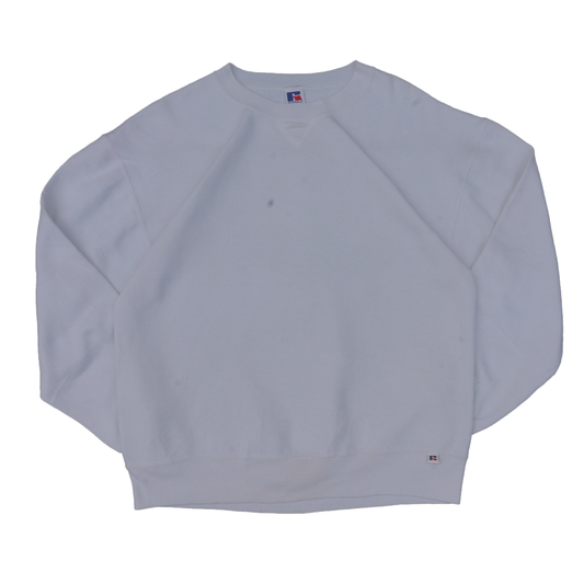 Russel Athletic Blank White | Made in USA (L)